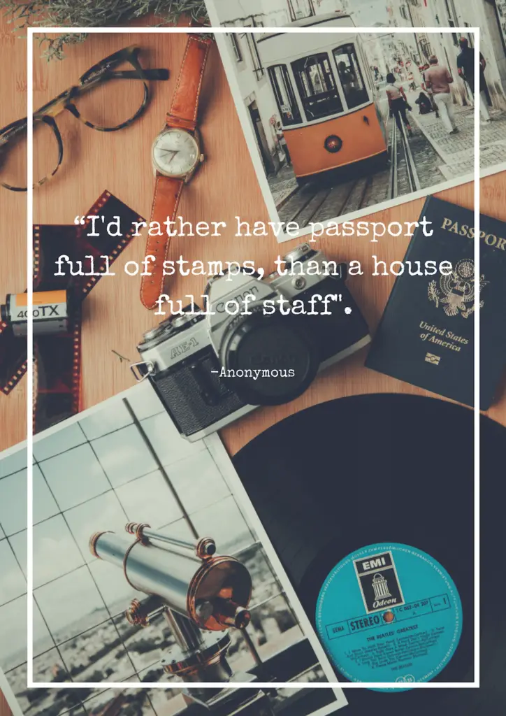 Travel motivational quote