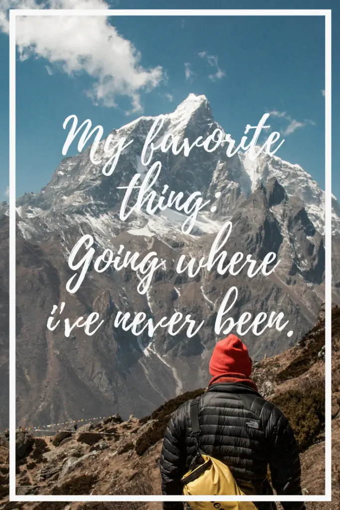 Inspiration travel quote