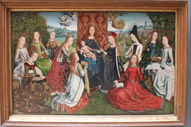 Virgo inter Virgines, Maître de la légende à Sainte Lucie, Royal Museum of Fine Arts of Belgium