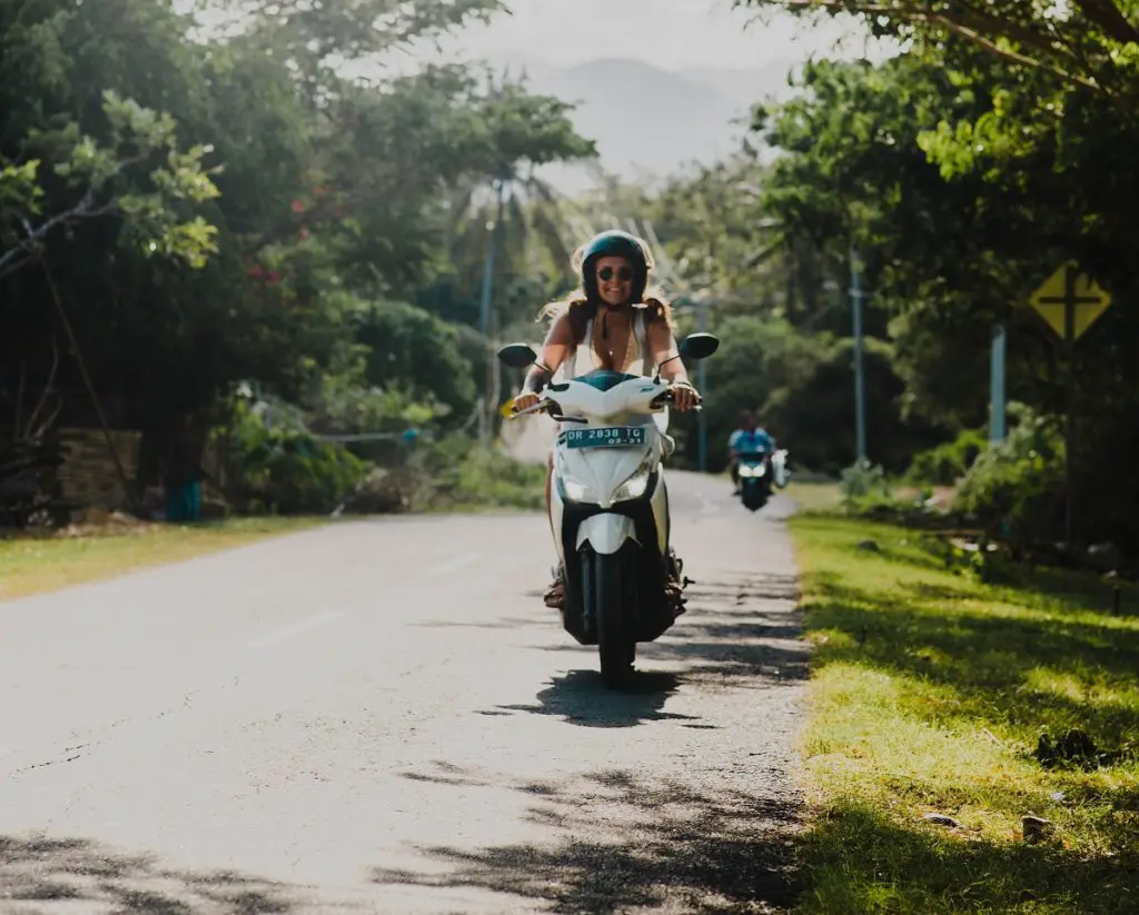 Scooter in Bali